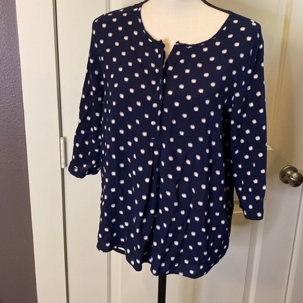 Lovely Blue with White Dots- Size PL